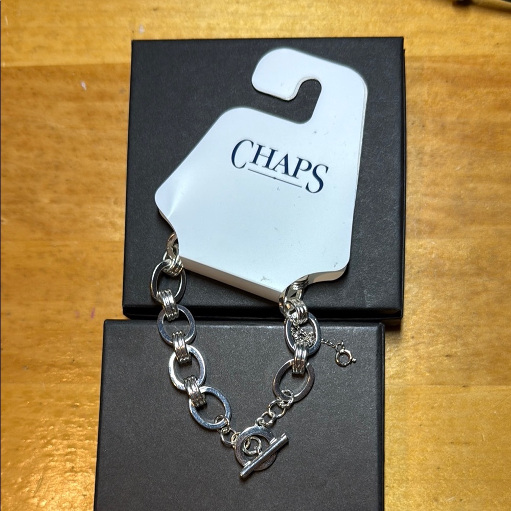 Chaps Silver Link Bracelet
